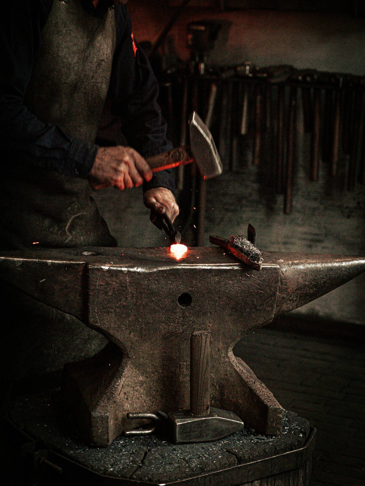 Hand-Forged Iron Candle Holders