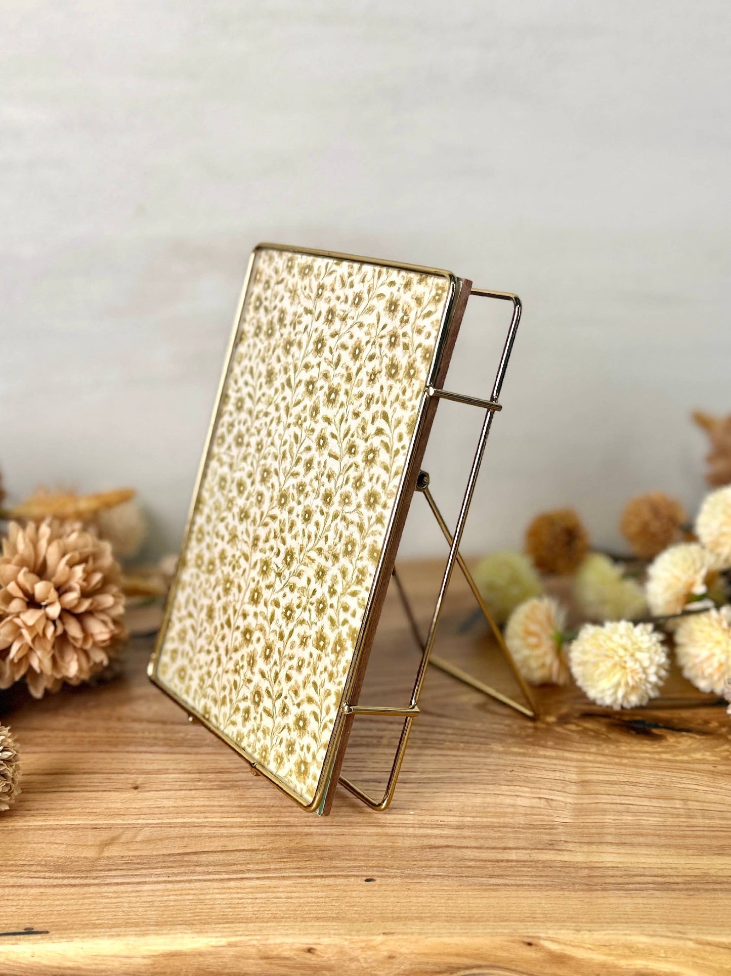 Industrial Brass Photo Frame 4x6