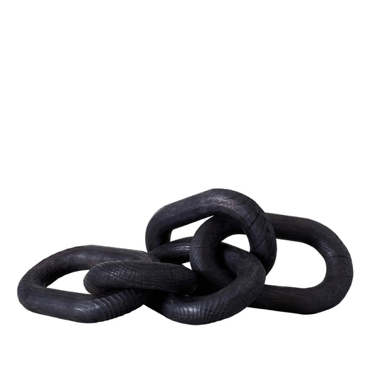 Charcoal Wood Chain Links