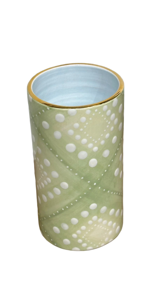 #6 Cylinder Vase - Tjanting in Pear