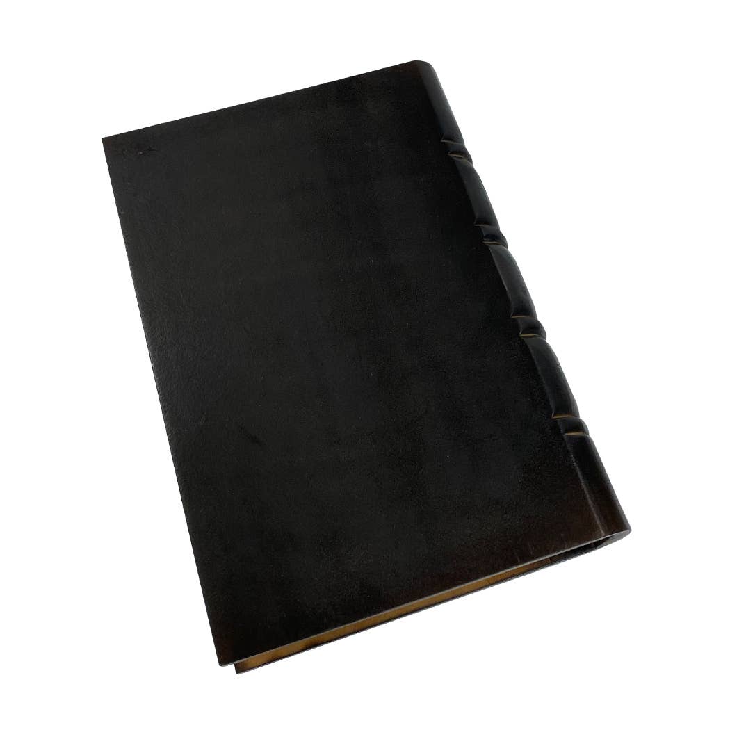Black Wood Hollow Book Storage Box