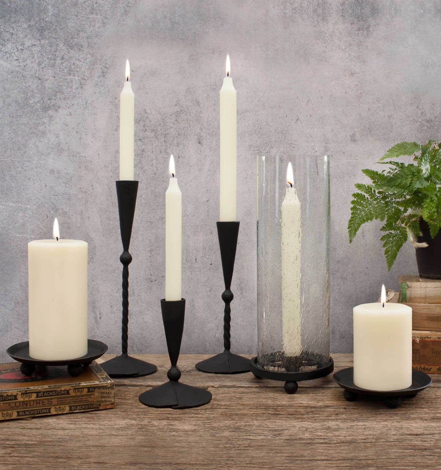 Blacksmith Taper Candle Holders