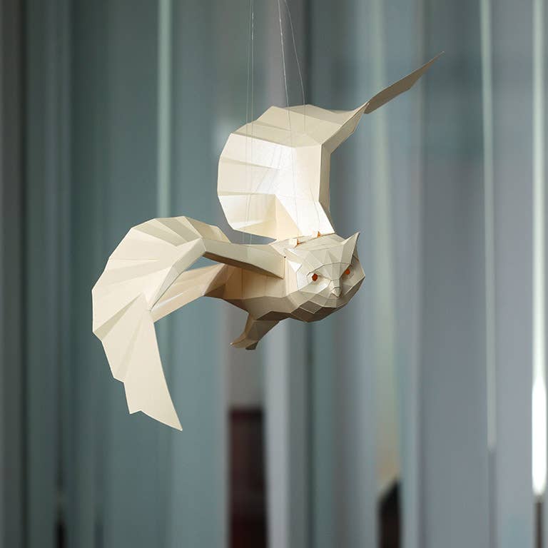 Hanging Owl Origami Model