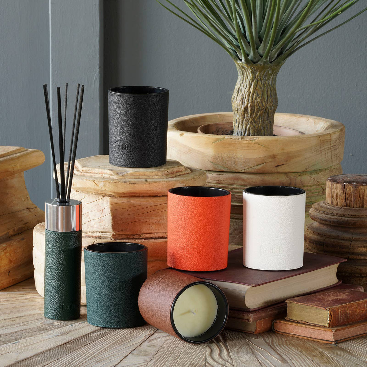 Fleur Oranger Candle & Whiskey Tumbler