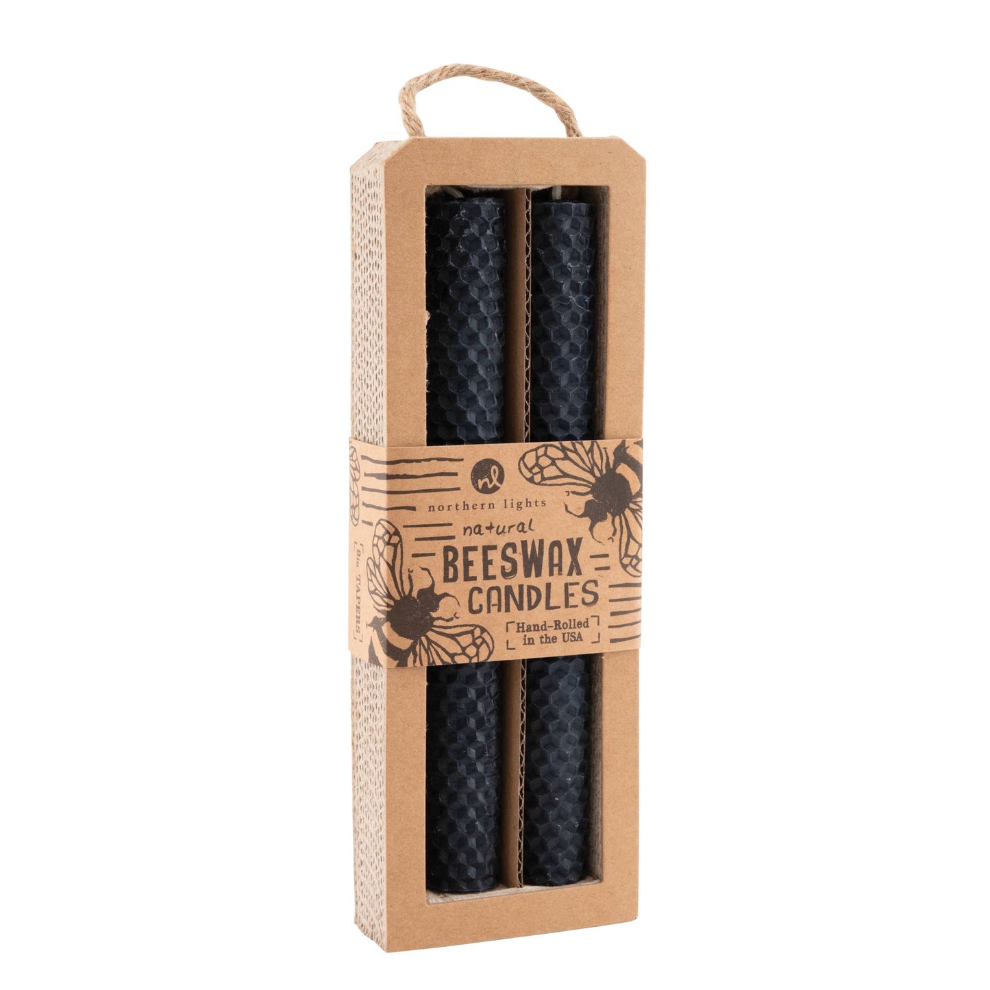 Beeswax Taper Candle - Pair in Box