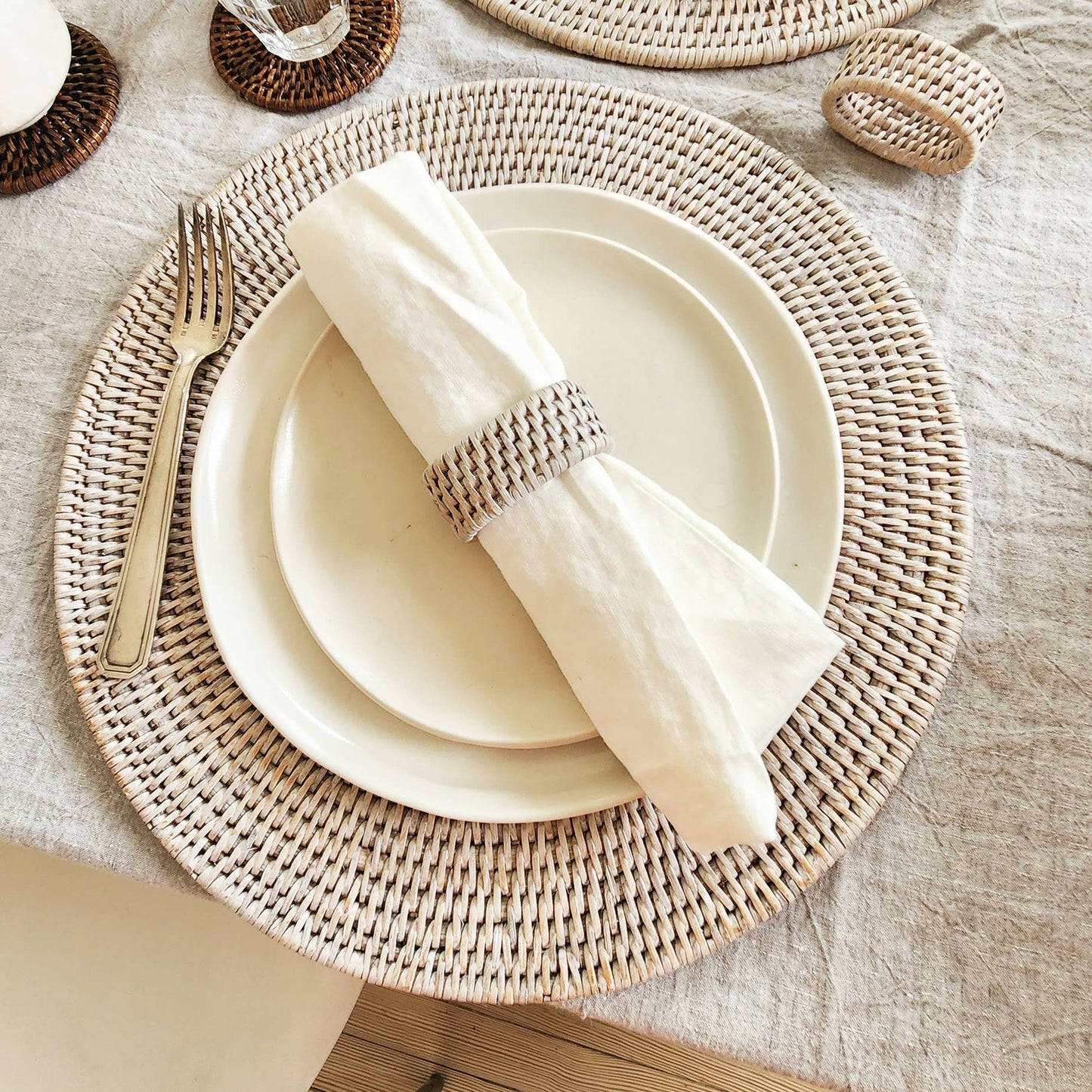 Round Rattan Placemat