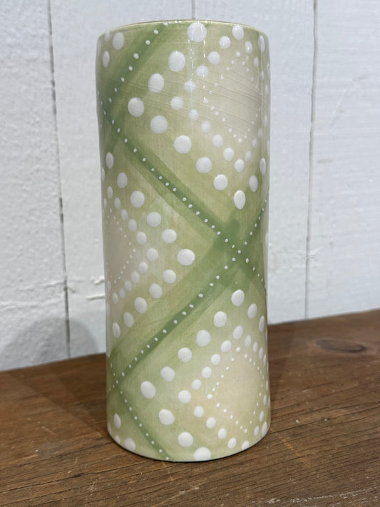 #8 Cylinder Vase - Tjanting in Pear