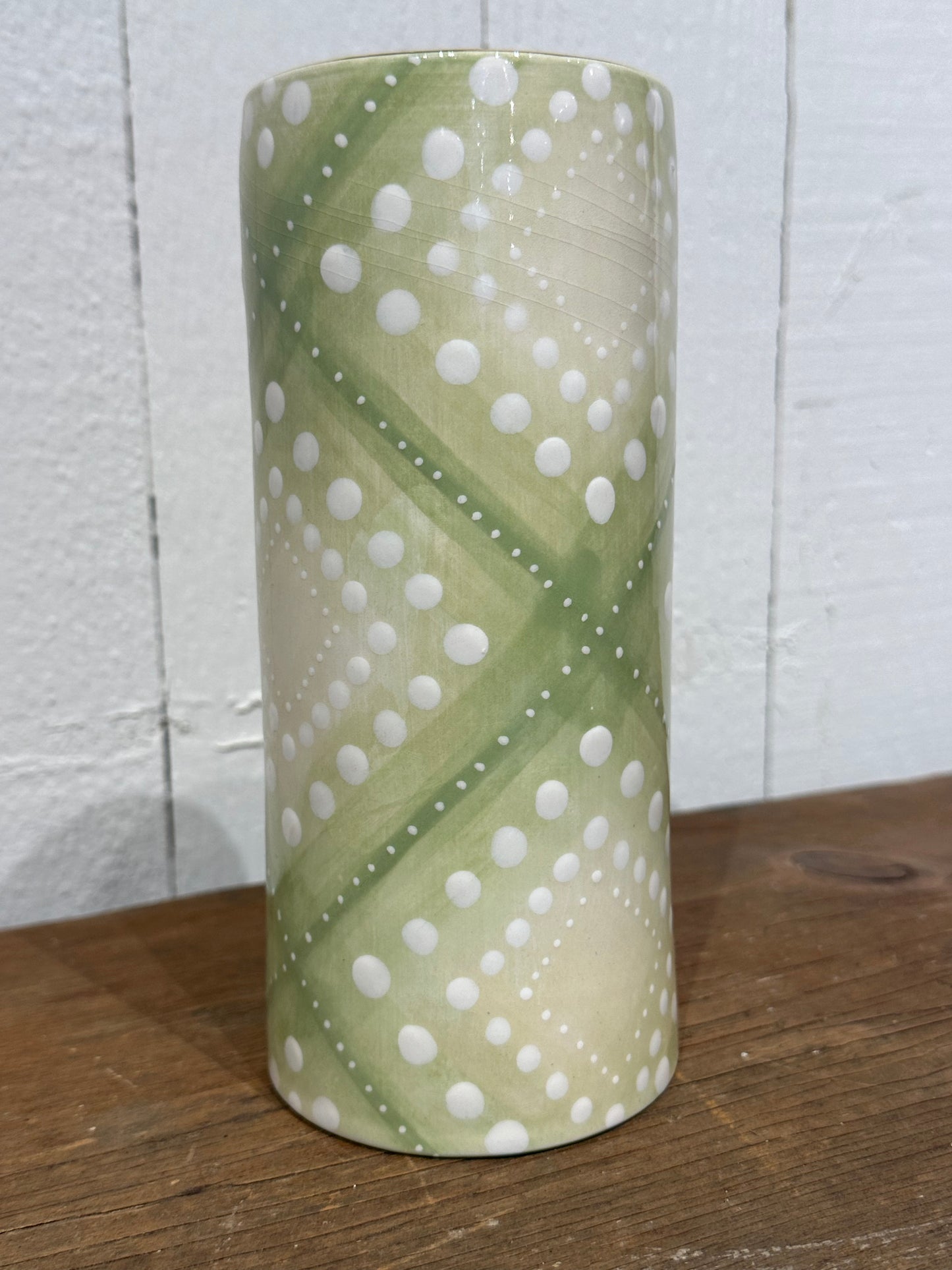 #8 Cylinder Vase - Tjanting in Pear