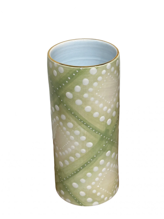 #8 Cylinder Vase - Tjanting in Pear