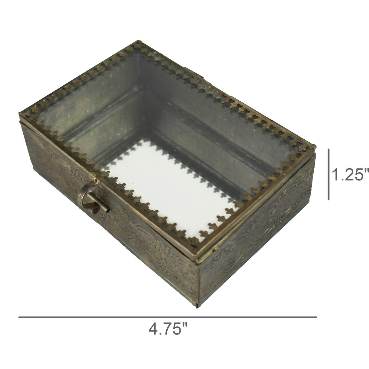 Small Mirrored Keepsake Box