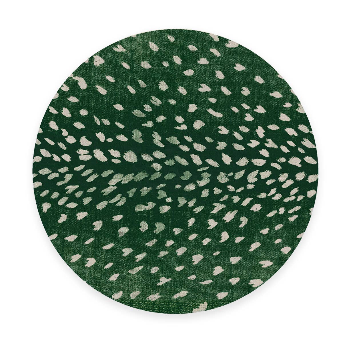 Antelope Linen Placemats - Hunter Green