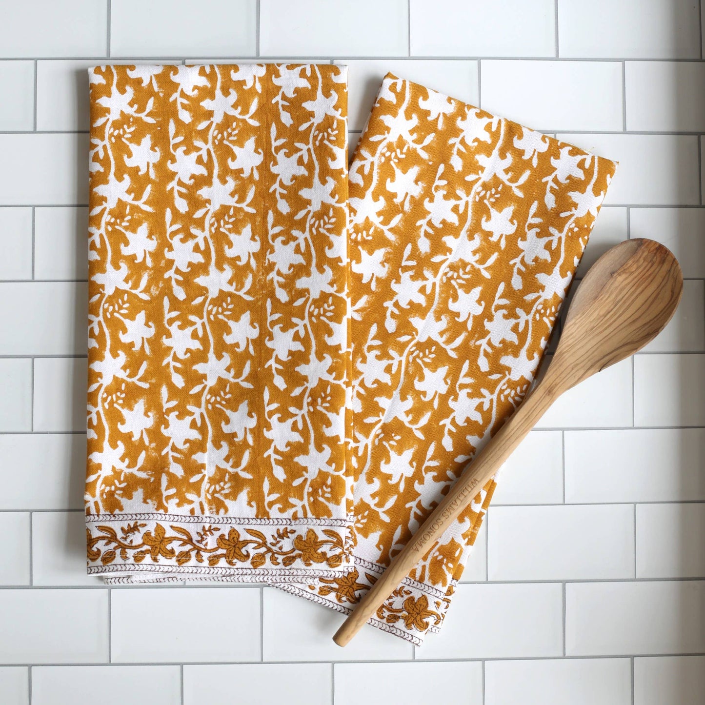 Hand Block Printed Kitchen Towel II