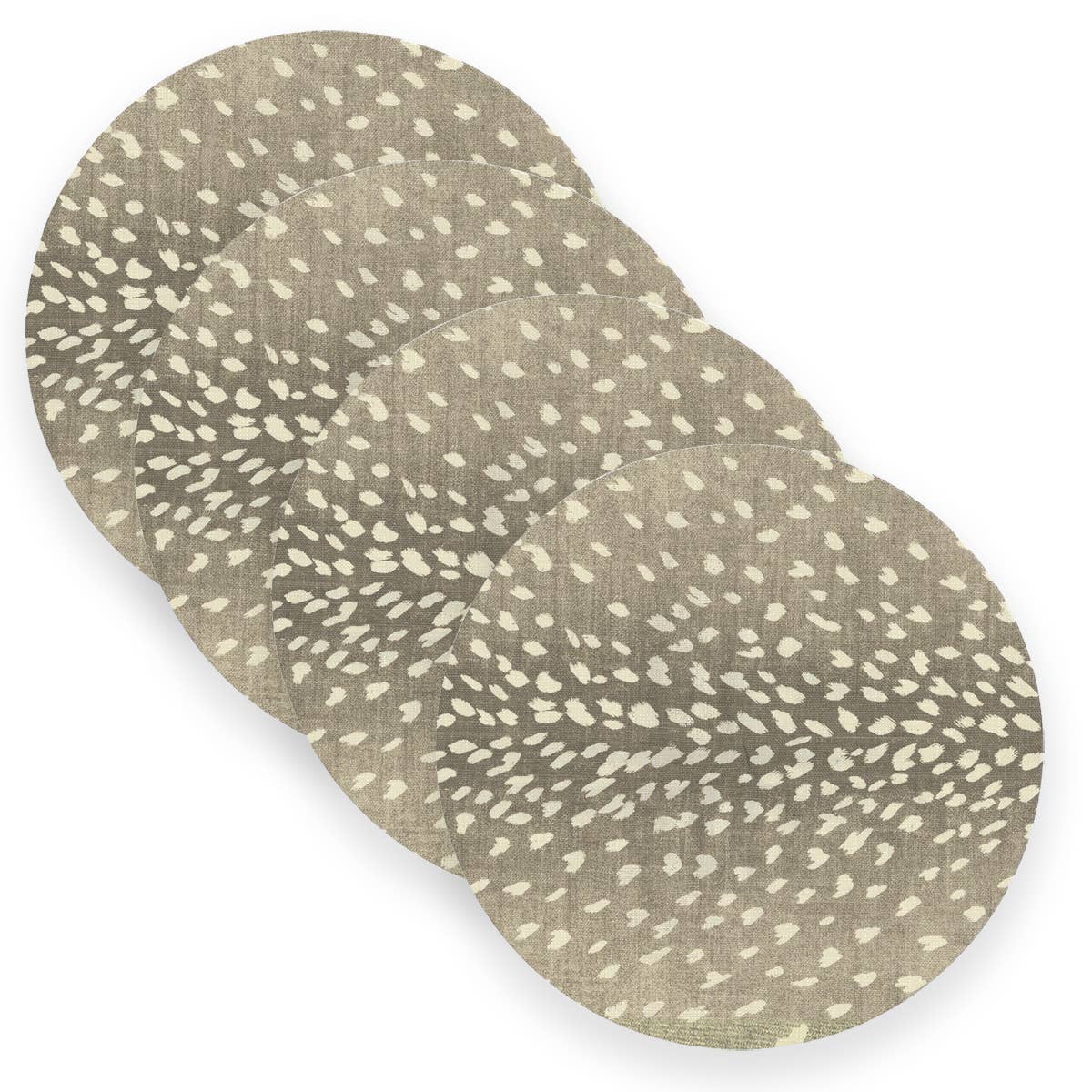 Antelope Linen Placemats - Taupe