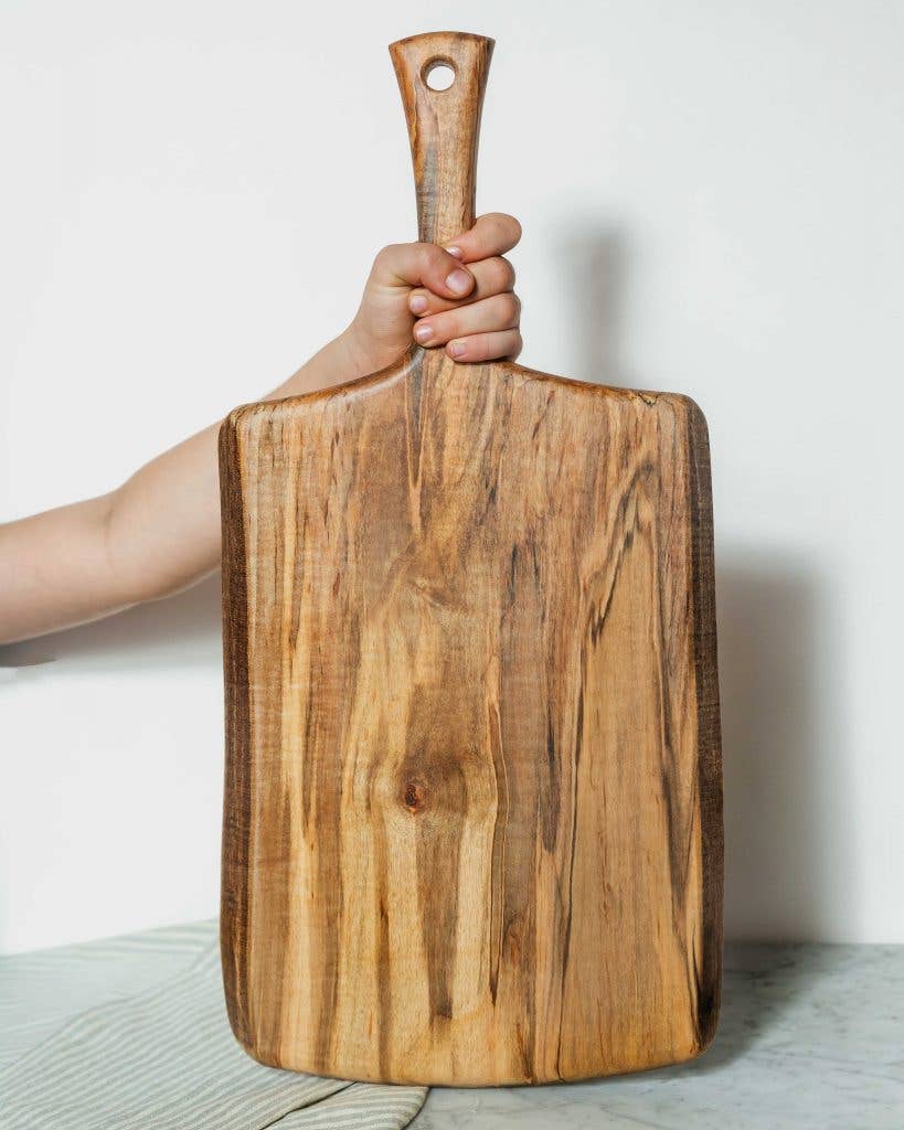 Ambrosia Maple Serving Board with Handle - 15"