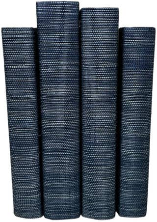 Sisal Blue Decorative Books - Set of 3