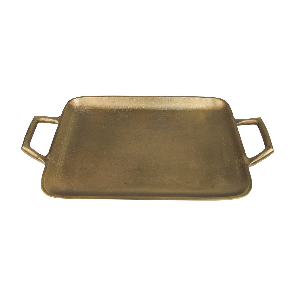 Textured Gold Handled Tray