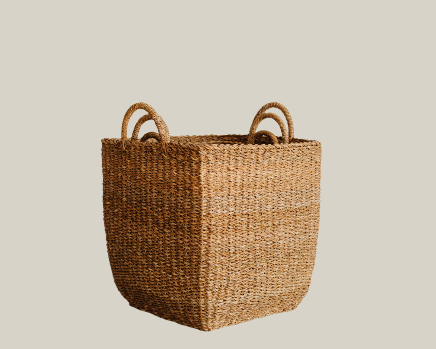 Square Handled Basket - Two Sizes