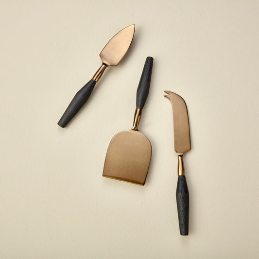 Cheese Tools Set - Aged Bronze