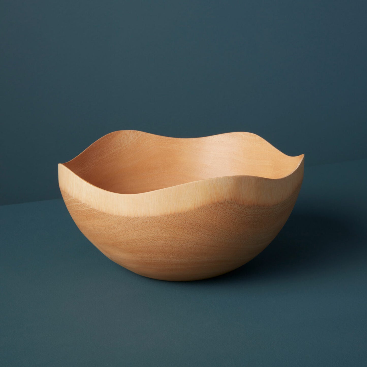 Mango Wood Wavy Edge Bowl