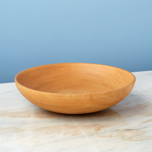 Mango Wood Shallow Bowl