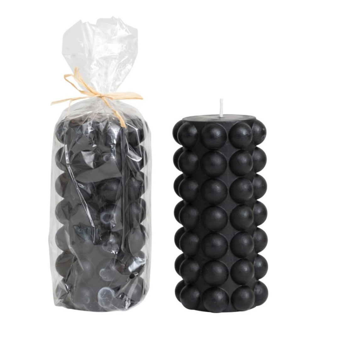 Hobnail Pillar Candle - 6"