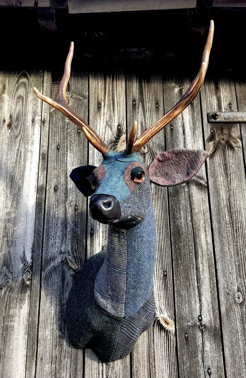 Textile Deer Head - Phillipe