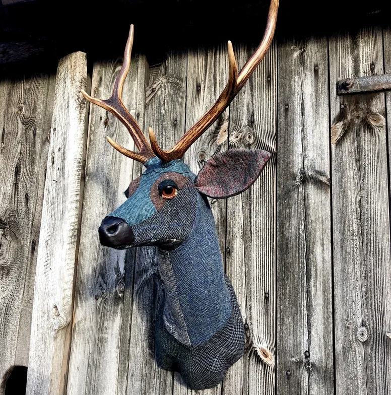 Textile Deer Head - Phillipe