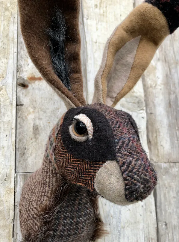 Textile Hare Head - Hare Kurai