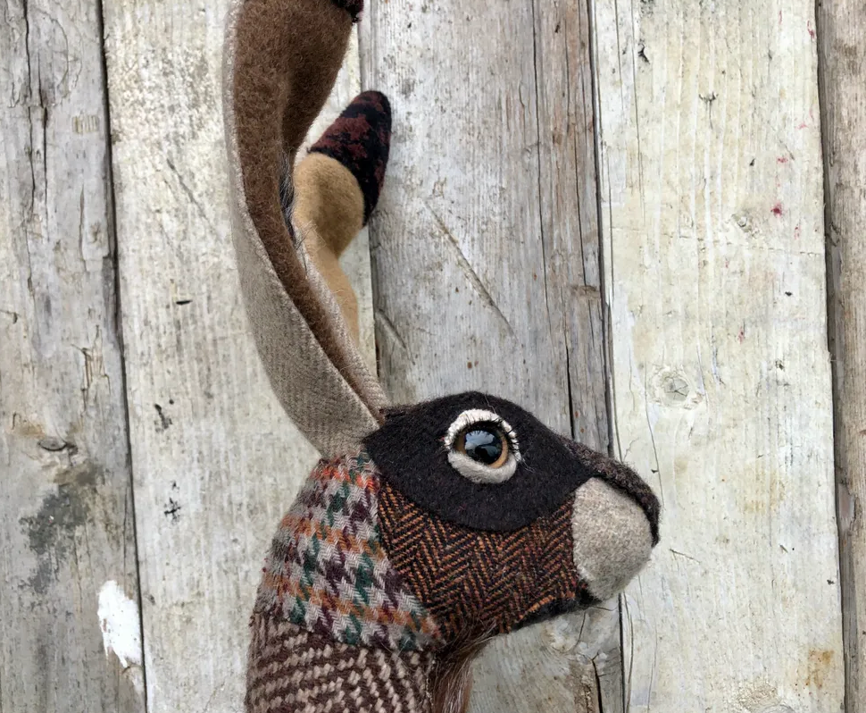 Textile Hare Head - Hare Kurai