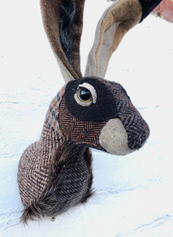Textile Hare Head - Hare Kurai