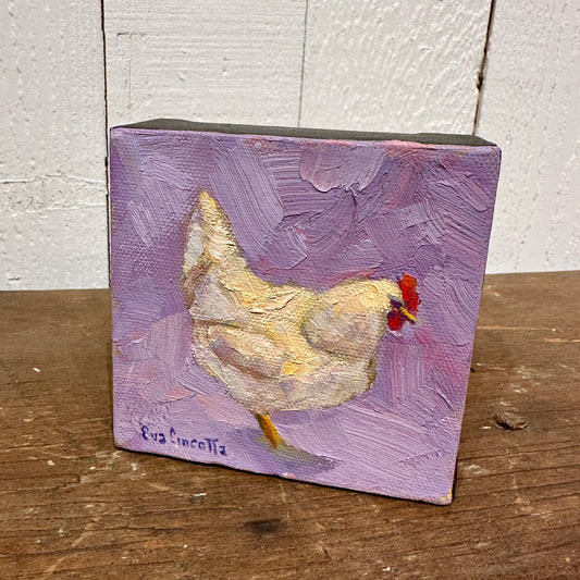 Hen in Lavendar