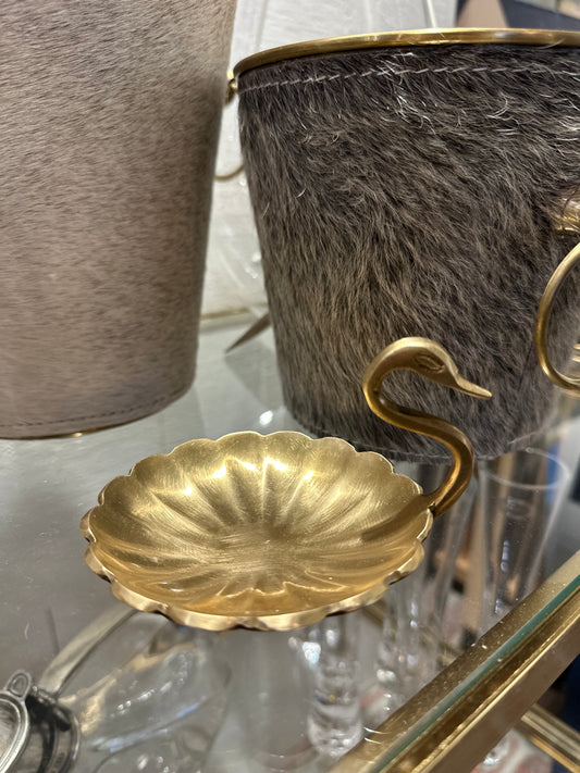 Golden Swan Trinket Dish