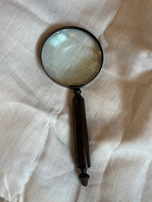 Wood Handled Acorn Magnifying Glass