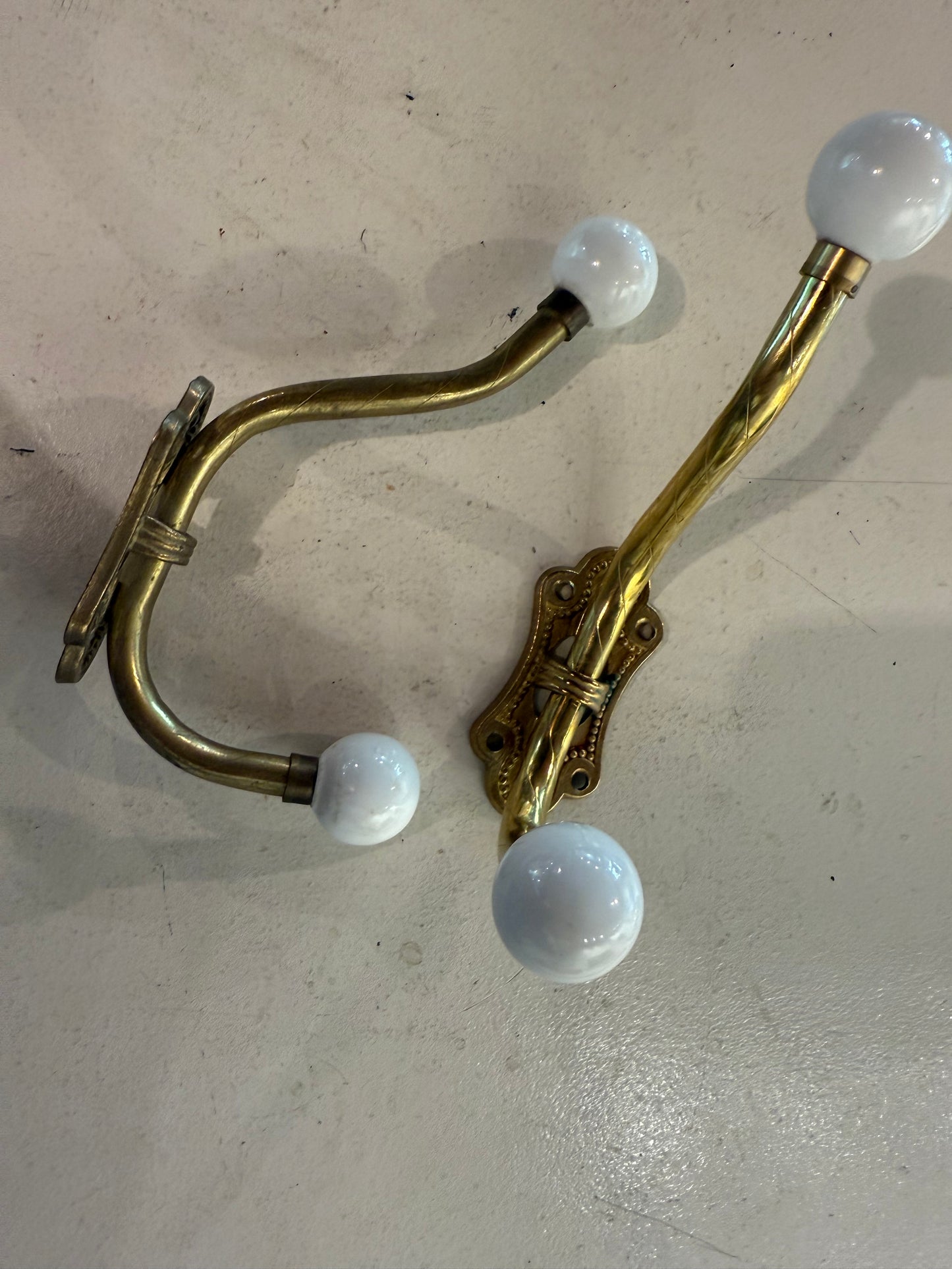 Vintage - Brass Wall Hooks