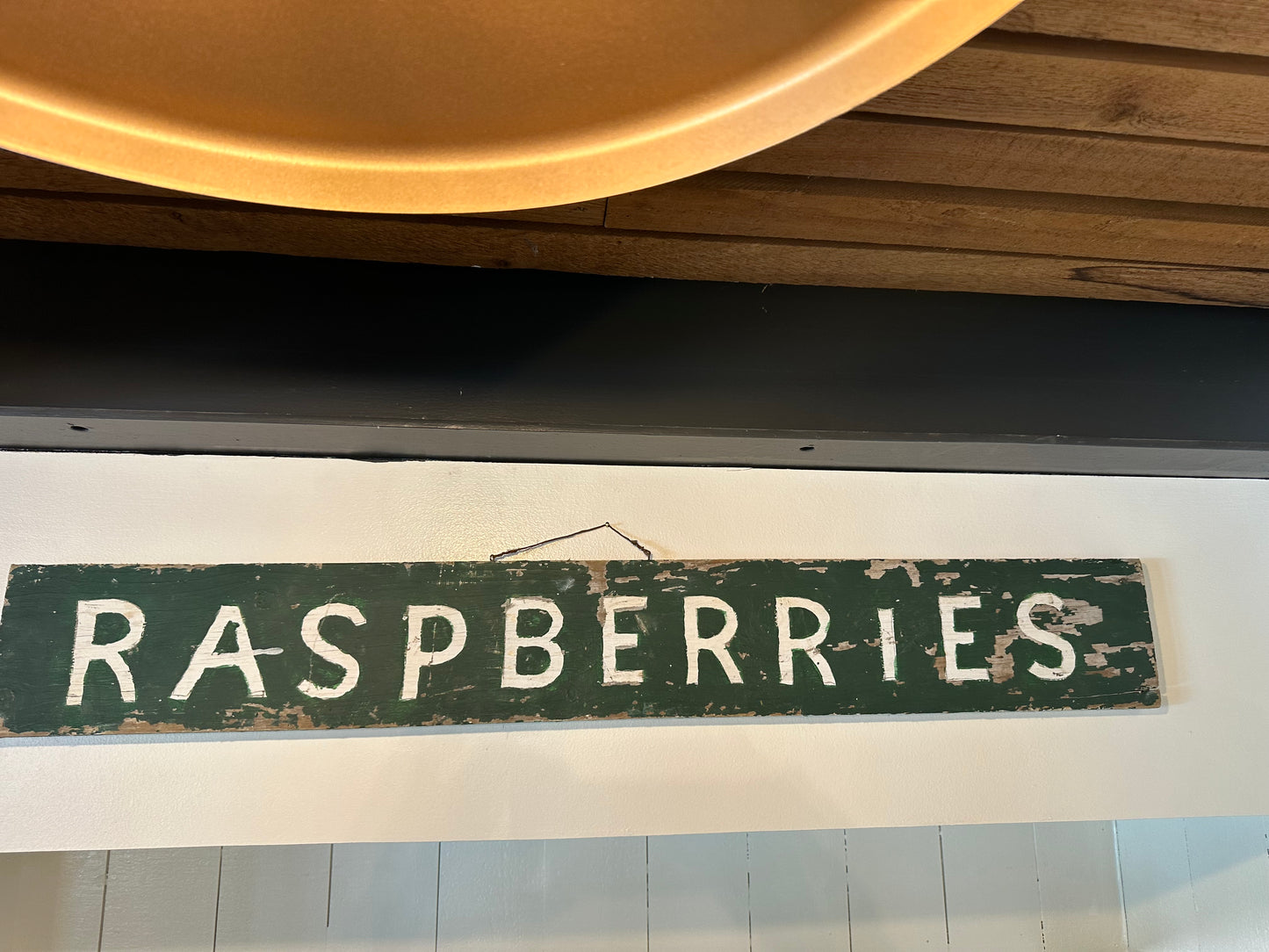 Vintage - Raspberries Sign