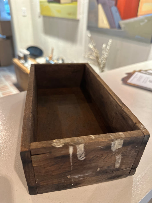 Vintage Wooden Box - Unmarked