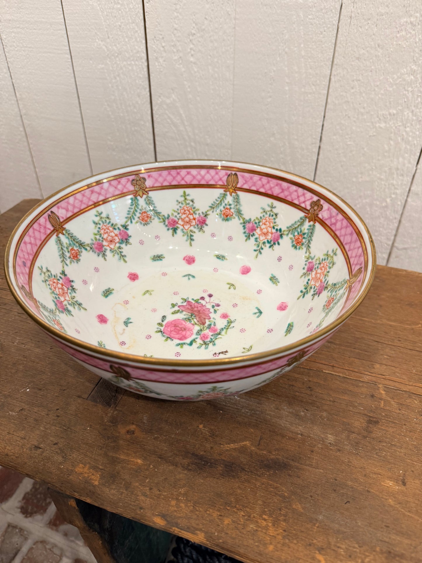 Vintage Floral Bowl