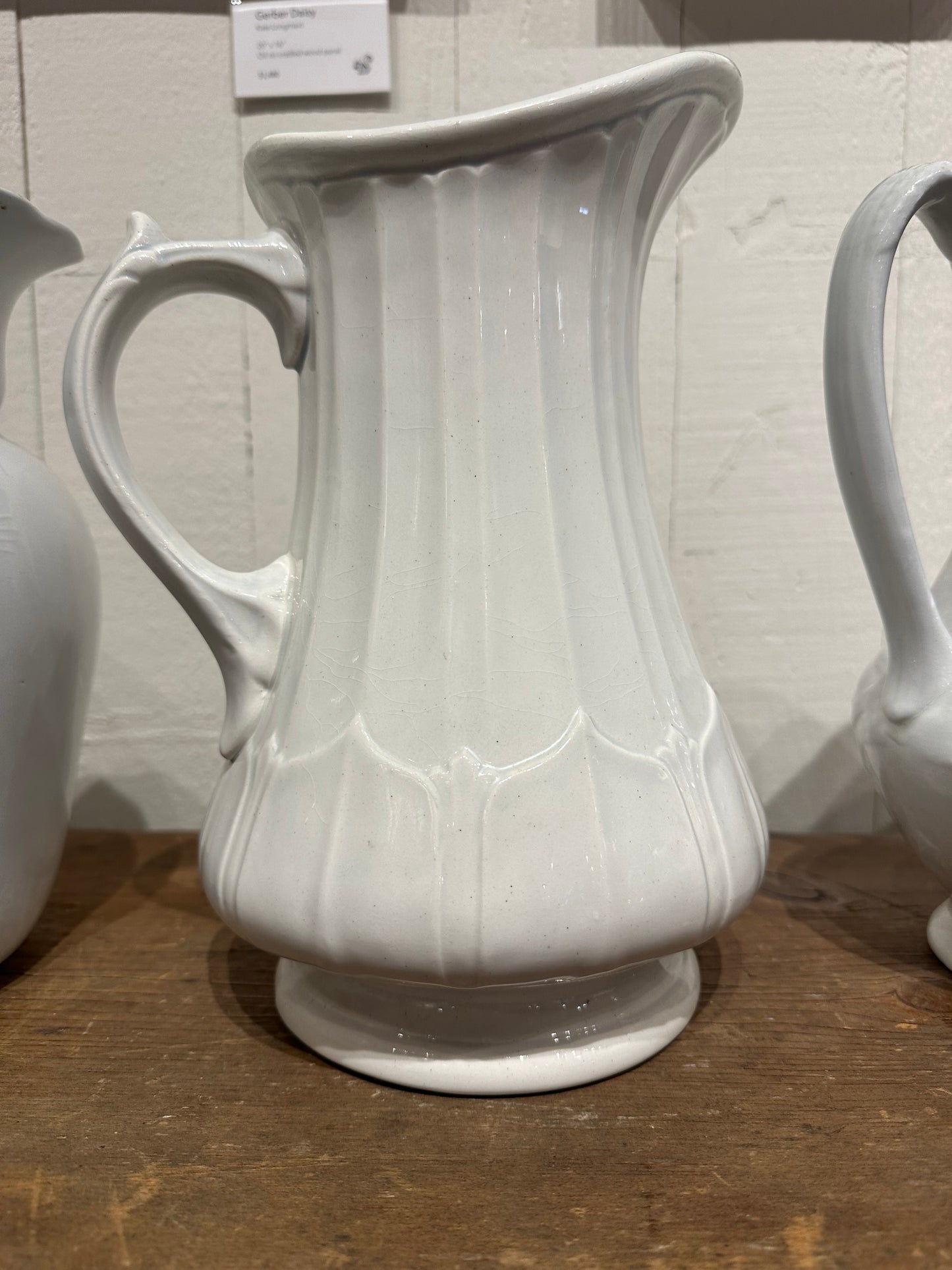 Vintage Ironstone Pitcher - Unmarked