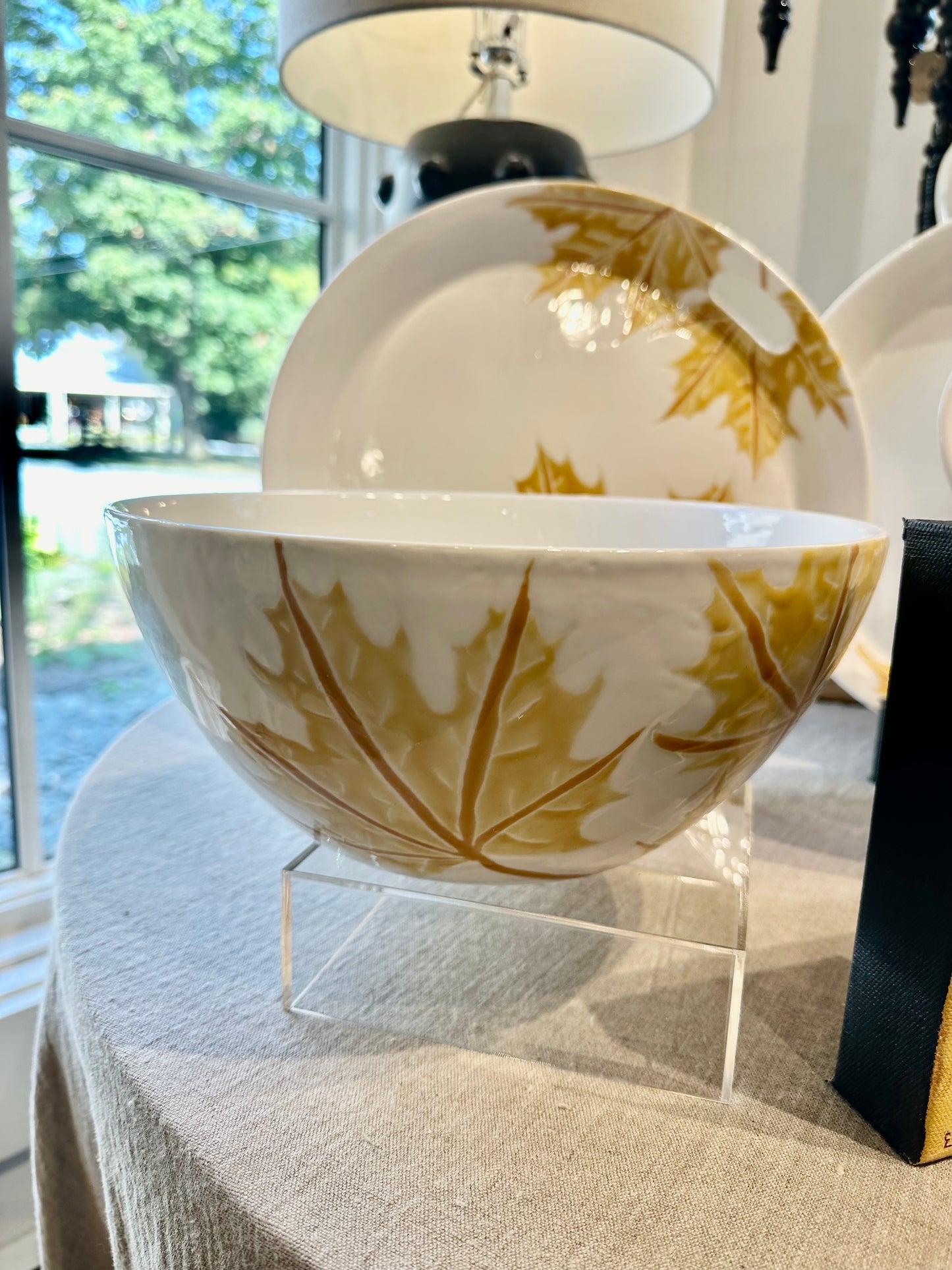 Fall Leaves Bowl