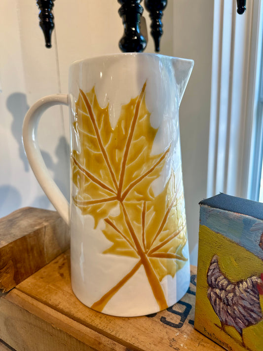 Fall Leaves Pitcher