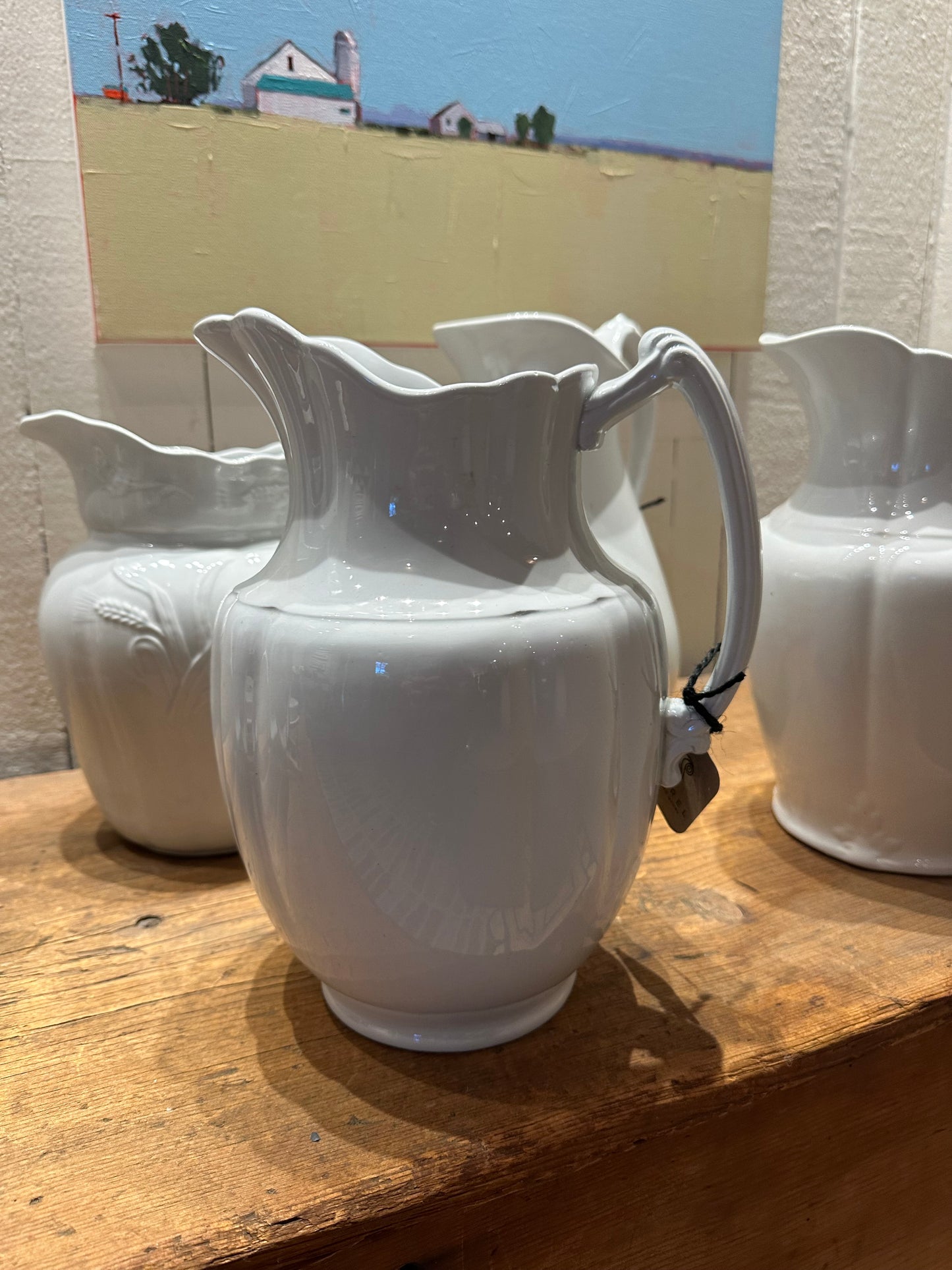 Vintage Ironstone Pitcher - J&G Meakin