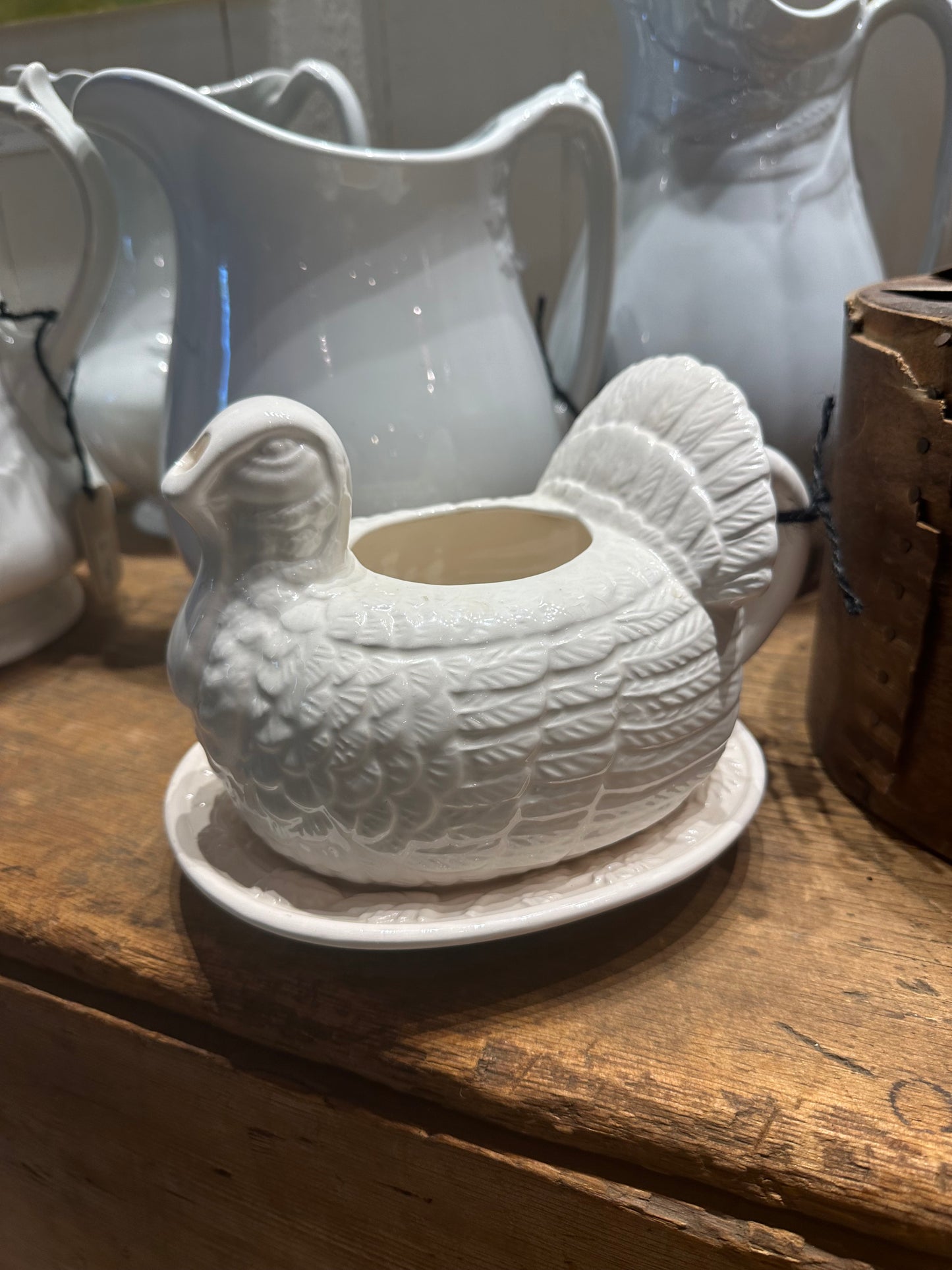 Vintage Turkey Gravy Boat