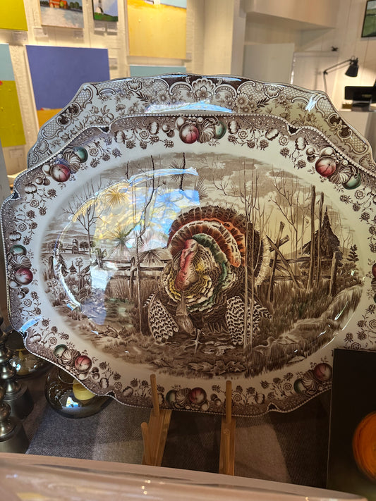 Vintage - Holiday Turkey Platters