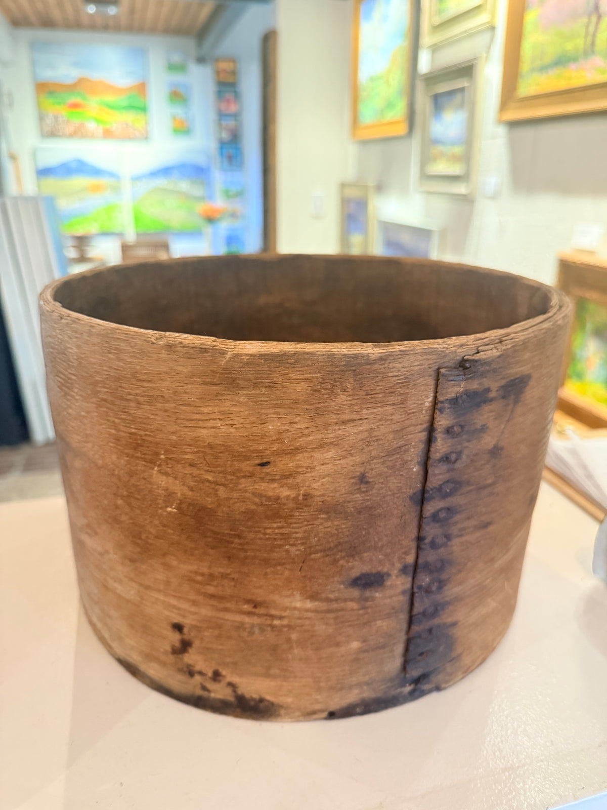 Vintage Bent Wood Dry Measure