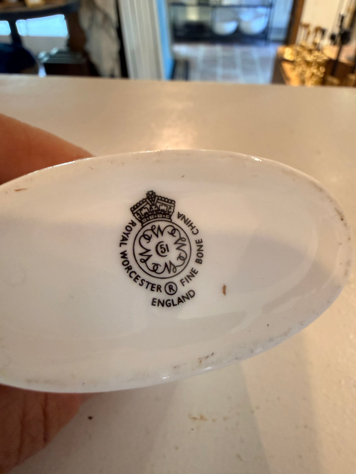 Vintage Royal Worcester Toothpick Holder