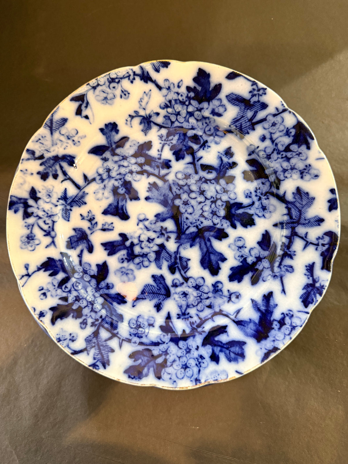 Antique Blue & White Transferware Plates
