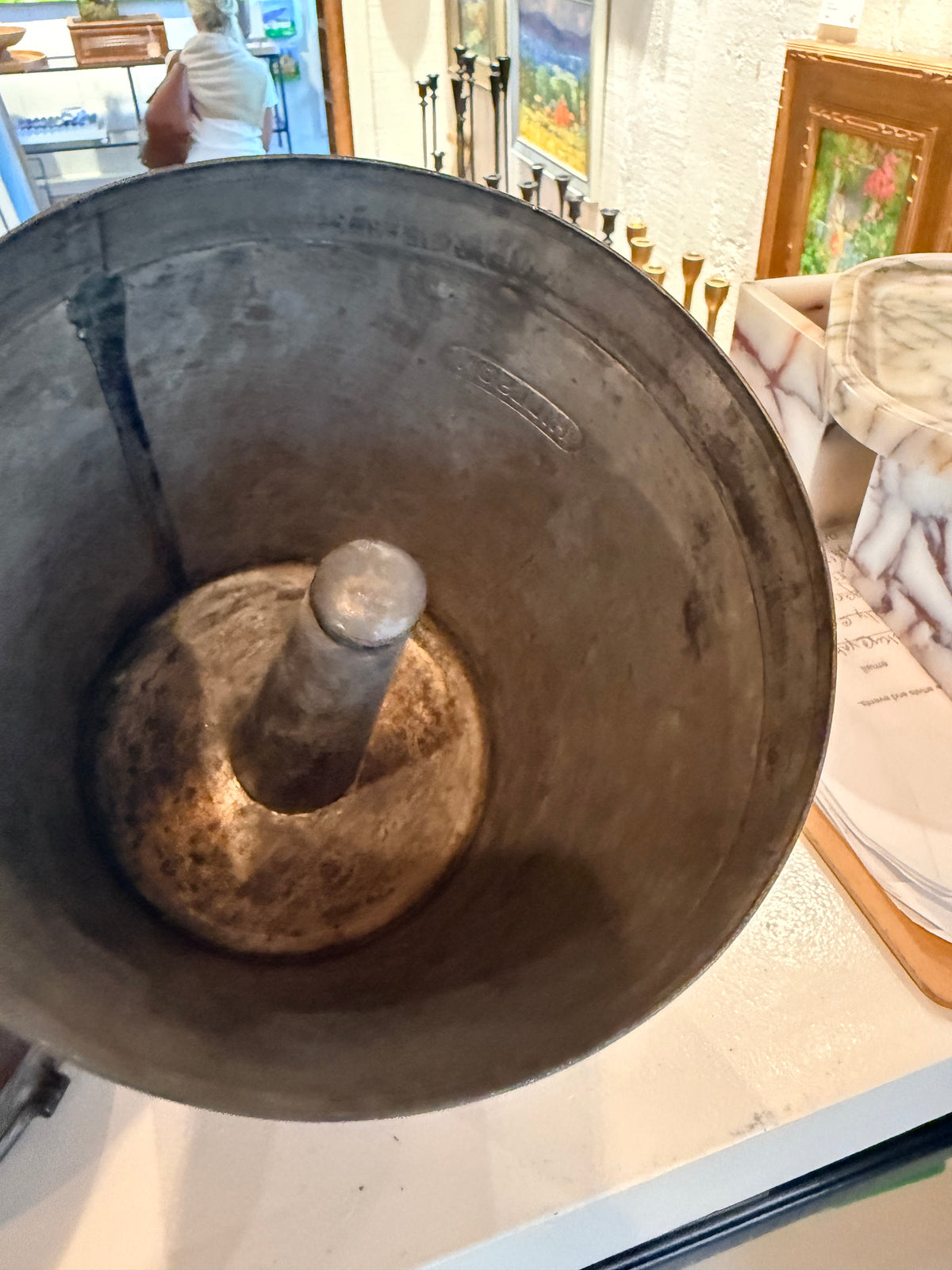Antique Hillson Tin Pudding Mold, c. 1900