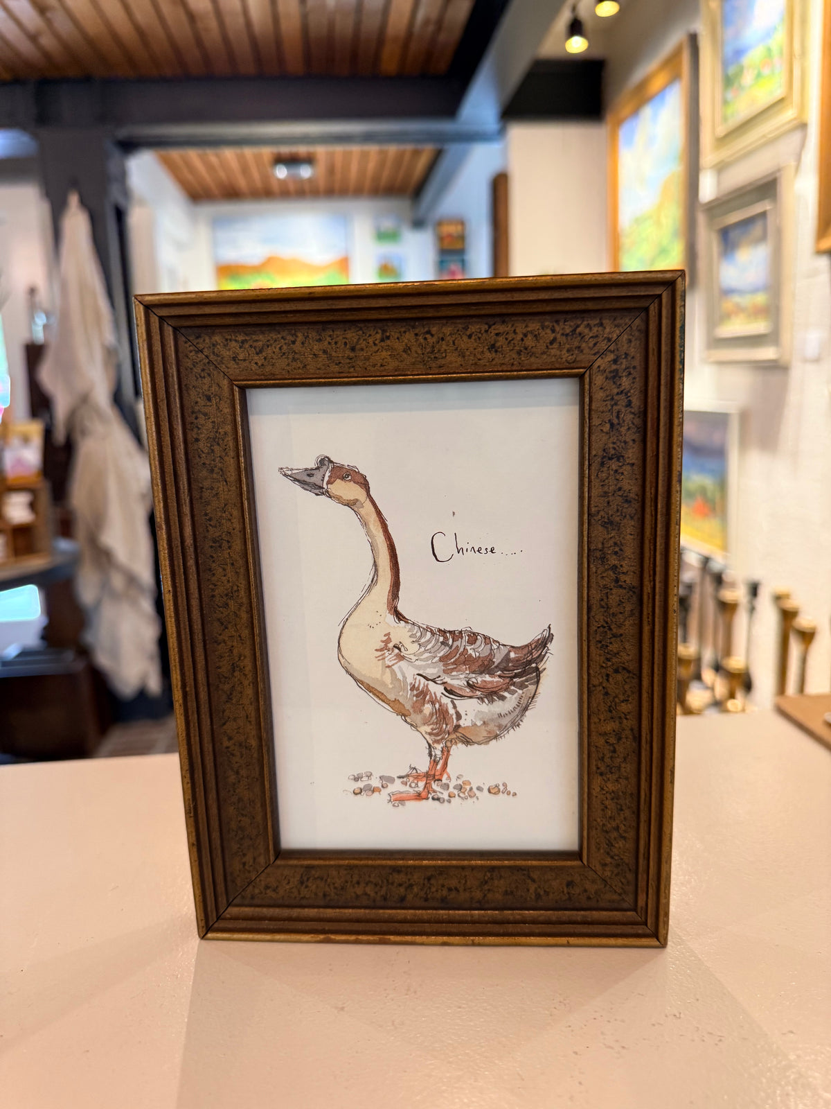 Vintage Goose Print