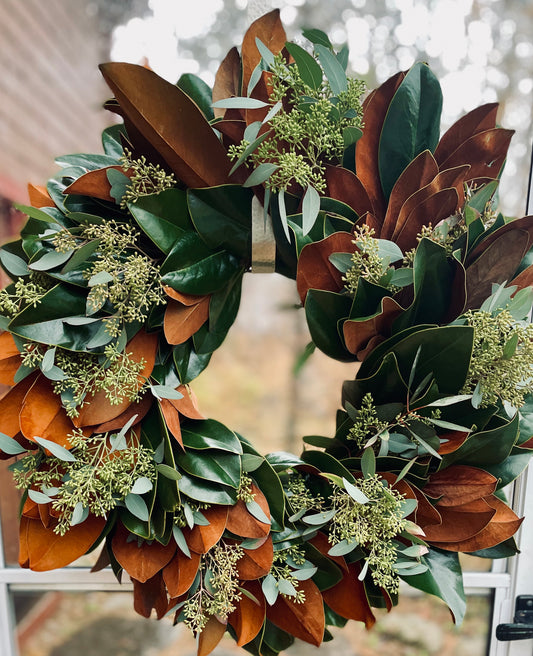 Magnolia & Eucalyptus Wreath