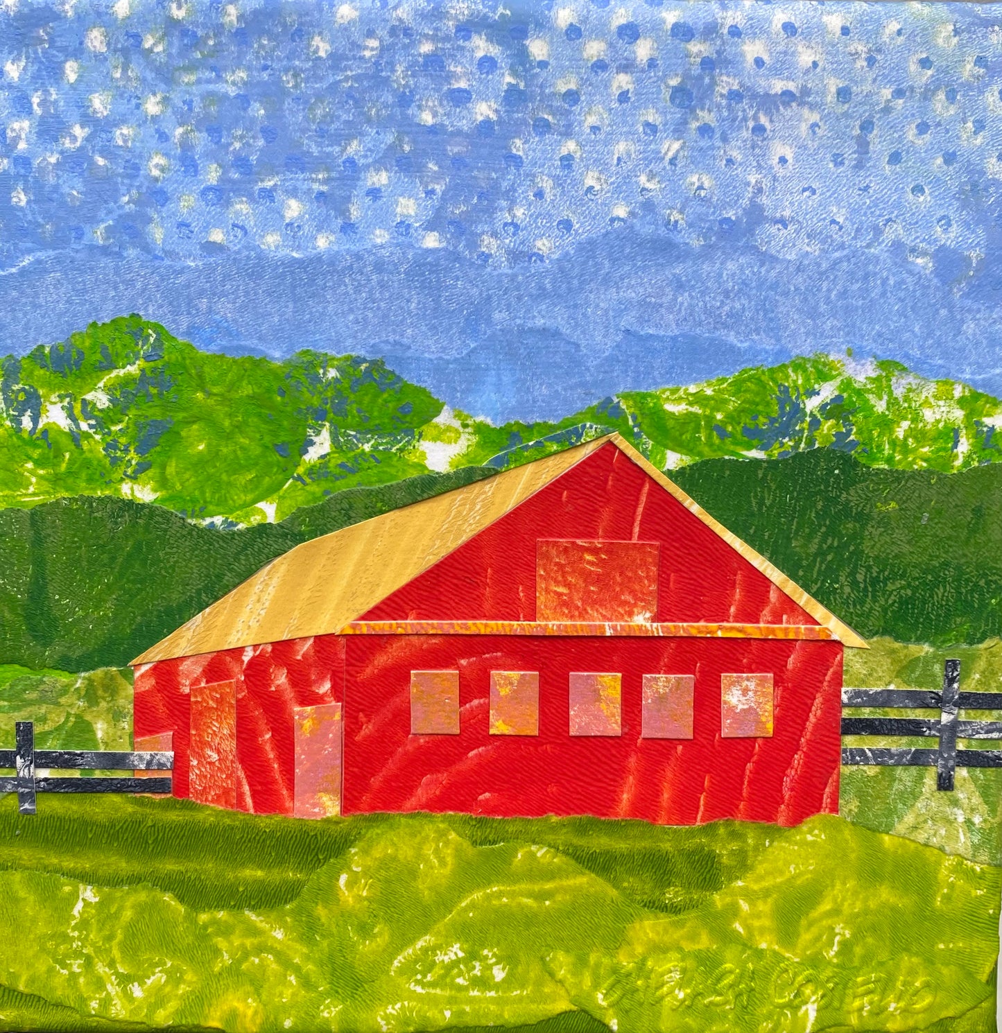 Red Barn in the Hills